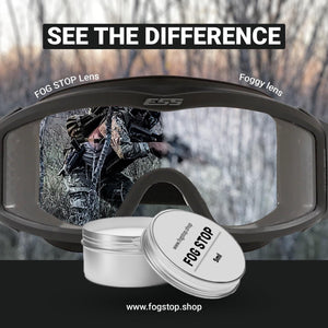 Fog Stop on airsoft goggles